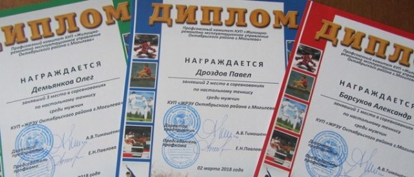 Соревнования  по настольному теннису