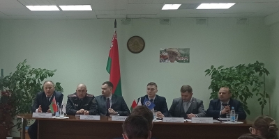Встреча главы администрации Октябрьского района г.Могилева Соловьёва П.А. с молодыми специалистами предприятия