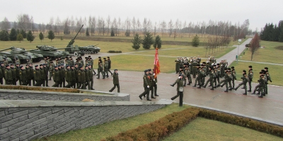 Возложение в честь Дня инженерных войск на Буйническом поле