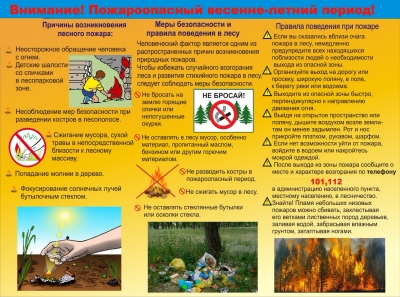 Пожароорасный весеннее-летний период