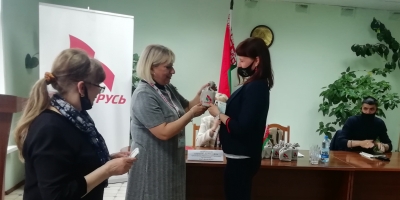 Встреча делегата VI Всебелорусского народного собрания Воропаевой Эльмиры Борисовны, председателя Могилевской городской организации РОО «Белая Русь», с трудовым коллективом КУП «ЖРЭУ Октябрьского района
